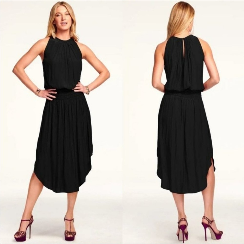 Ramy Brook Black Sleeveless Midi Dress